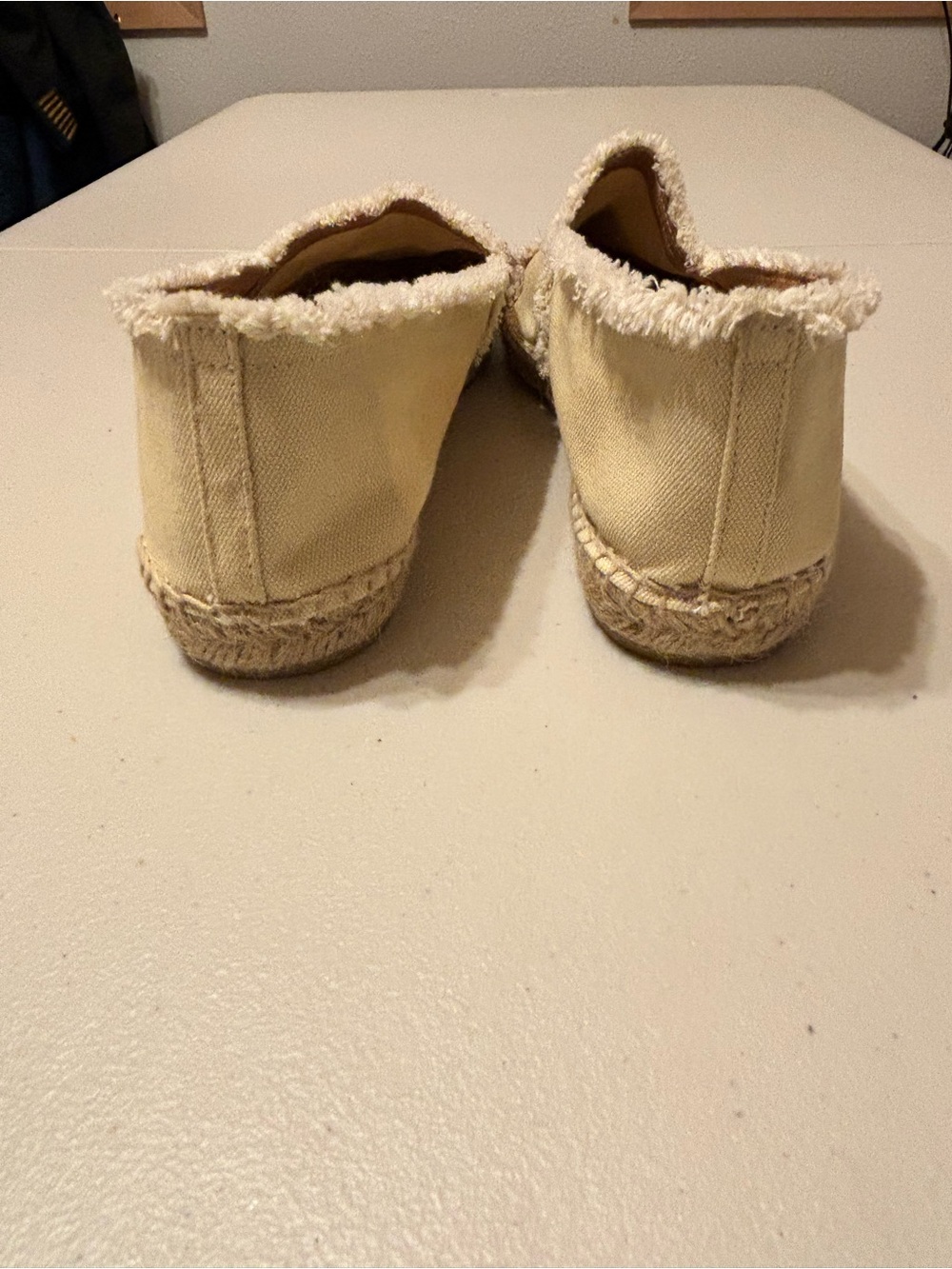 Castaner Kampala Two-Tone Cream and Beige Canvas Espadrilles 40 - Picture 3 of 7